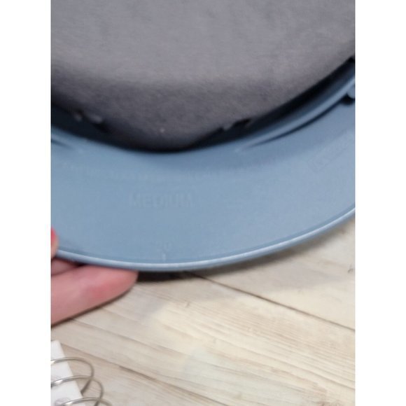 Vintage Hard Hat Hoover Dam Hard Hat Tour Size Medium V-gard Blue - Picture 8 of 16